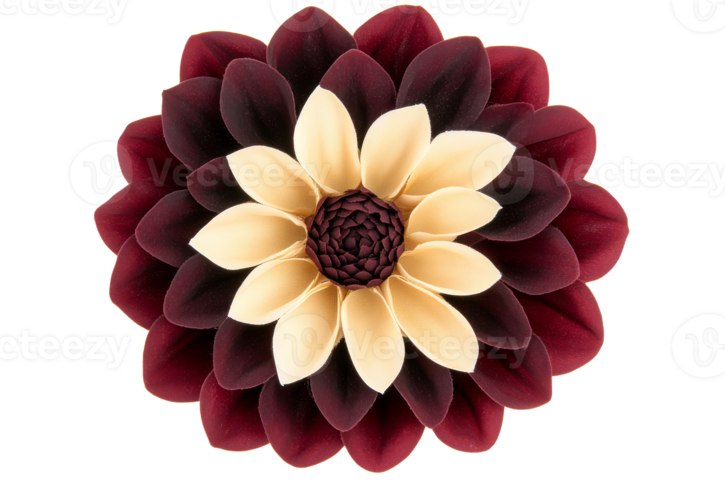Decorative flower arrangement in rich colors png