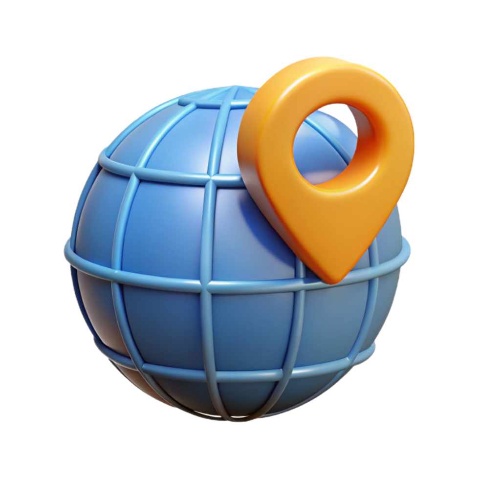 extraordinary classic Global Travel Destination Icon Isolated high resolution png