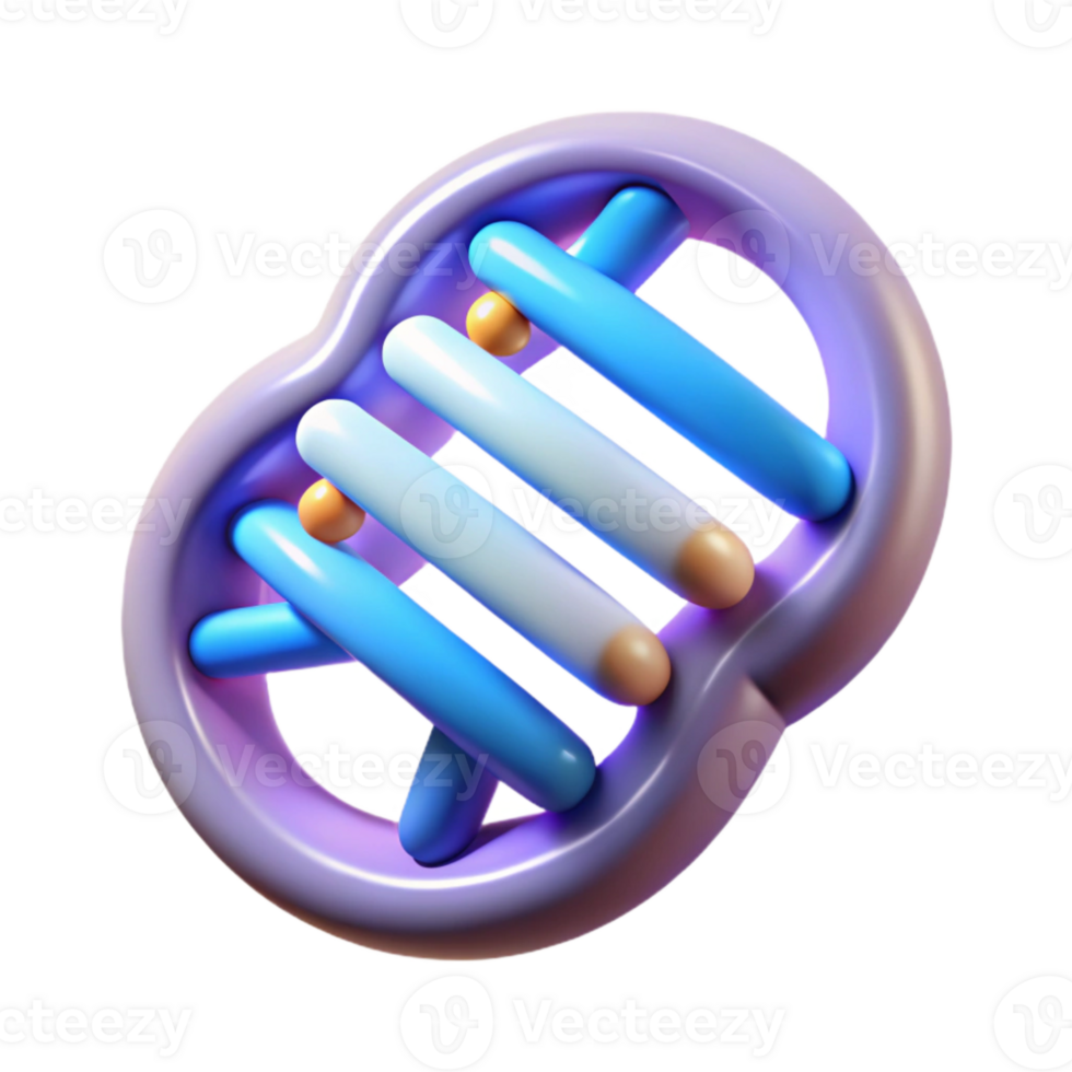 wonderful modern Glowing Dna Data Storage Visualization Cutout Element authentic png