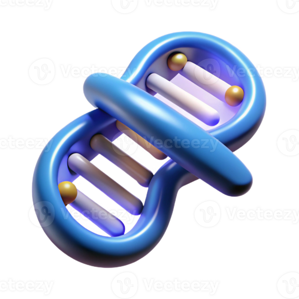 stunning classic Glowing Dna Data Storage Visualization Cutout Element professional png