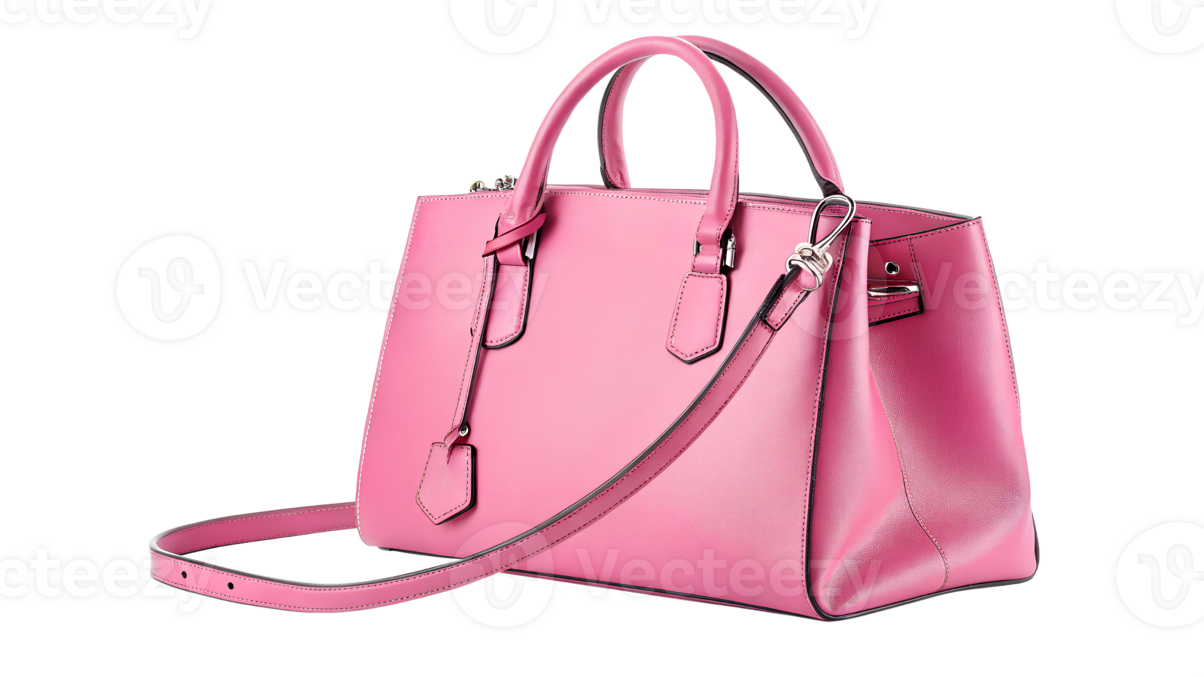 Stylish pink handbag perfect for everyday use png