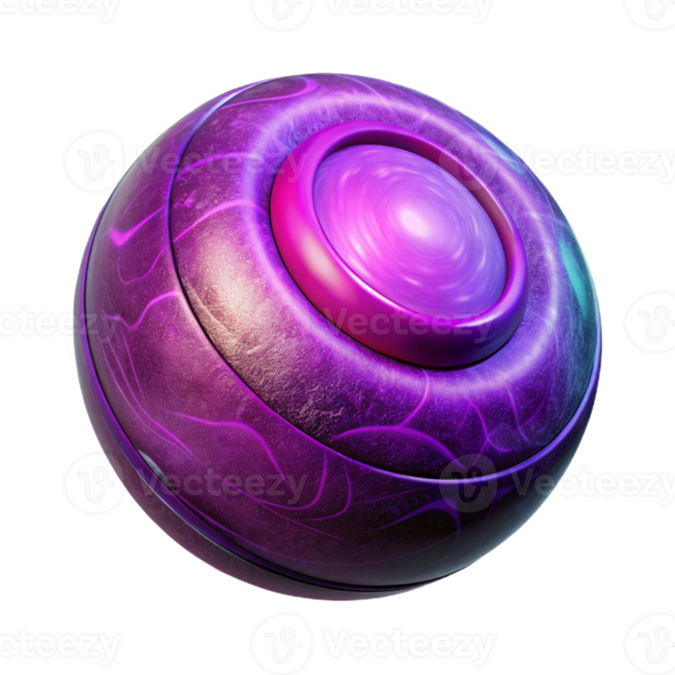 beautiful rustic Glowing Orb Teleportation Effect Purple Hue Cutout detailed png
