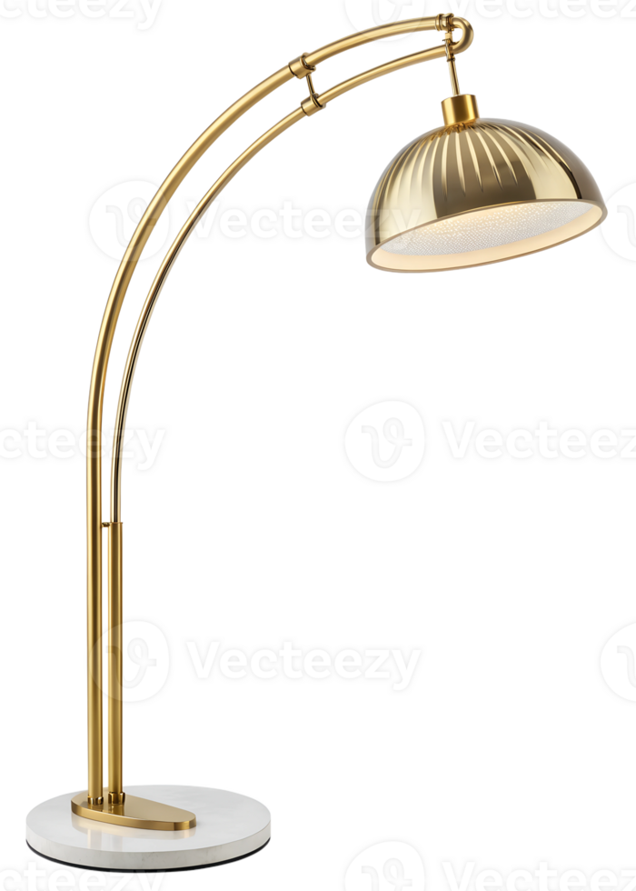 Stylish floor lamp with elegant design for decor png