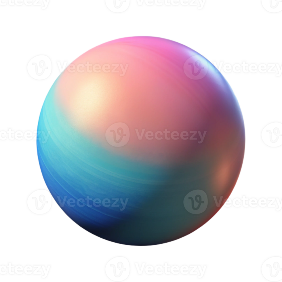 extraordinary classic Gradient Sphere Isolated on Transparent Background authentic png