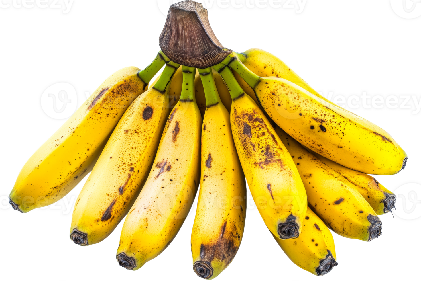Bunch of ripe bananas ready for consumption png