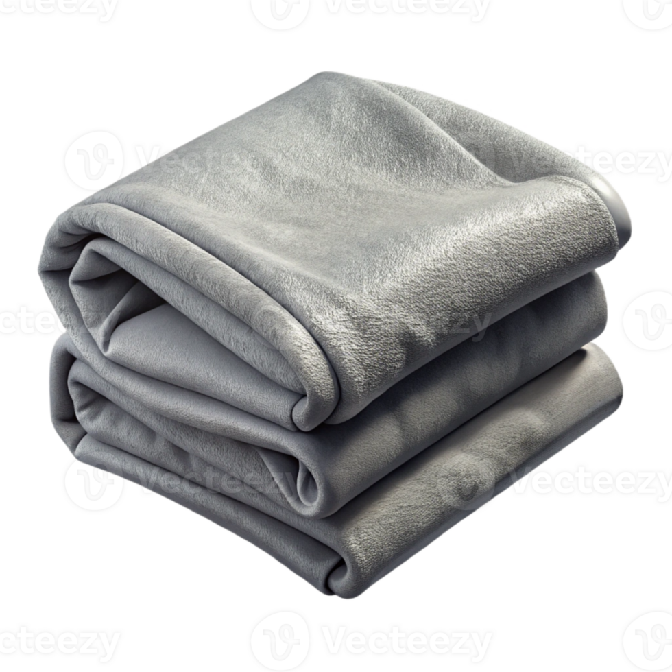 extraordinary classic Gray Blanket Folded Transparent Background authentic png