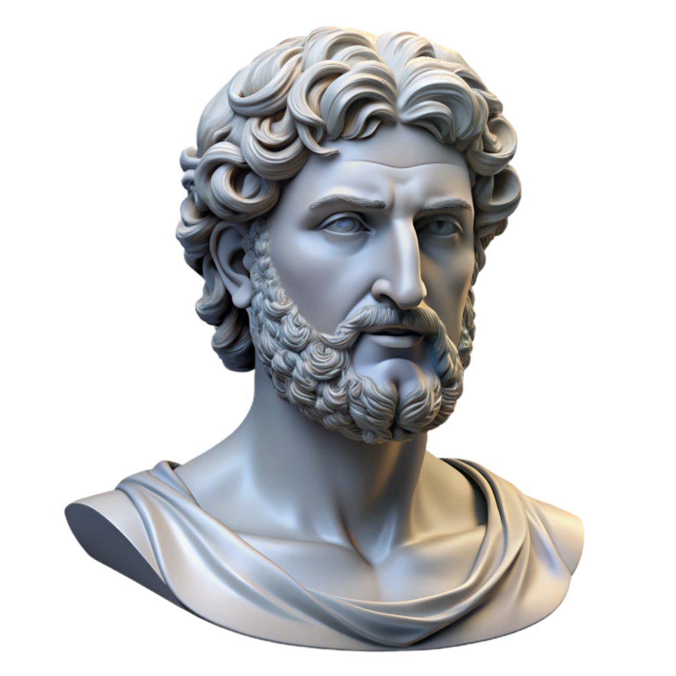 extraordinary vintage Greek Mythology Statue Isolated high resolution png
