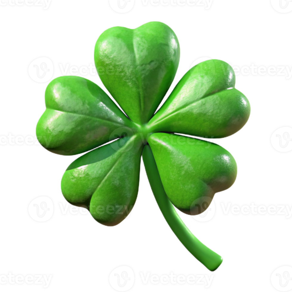 serene traditional Green Clover Cutout Isolated with Three Leaves genuine png