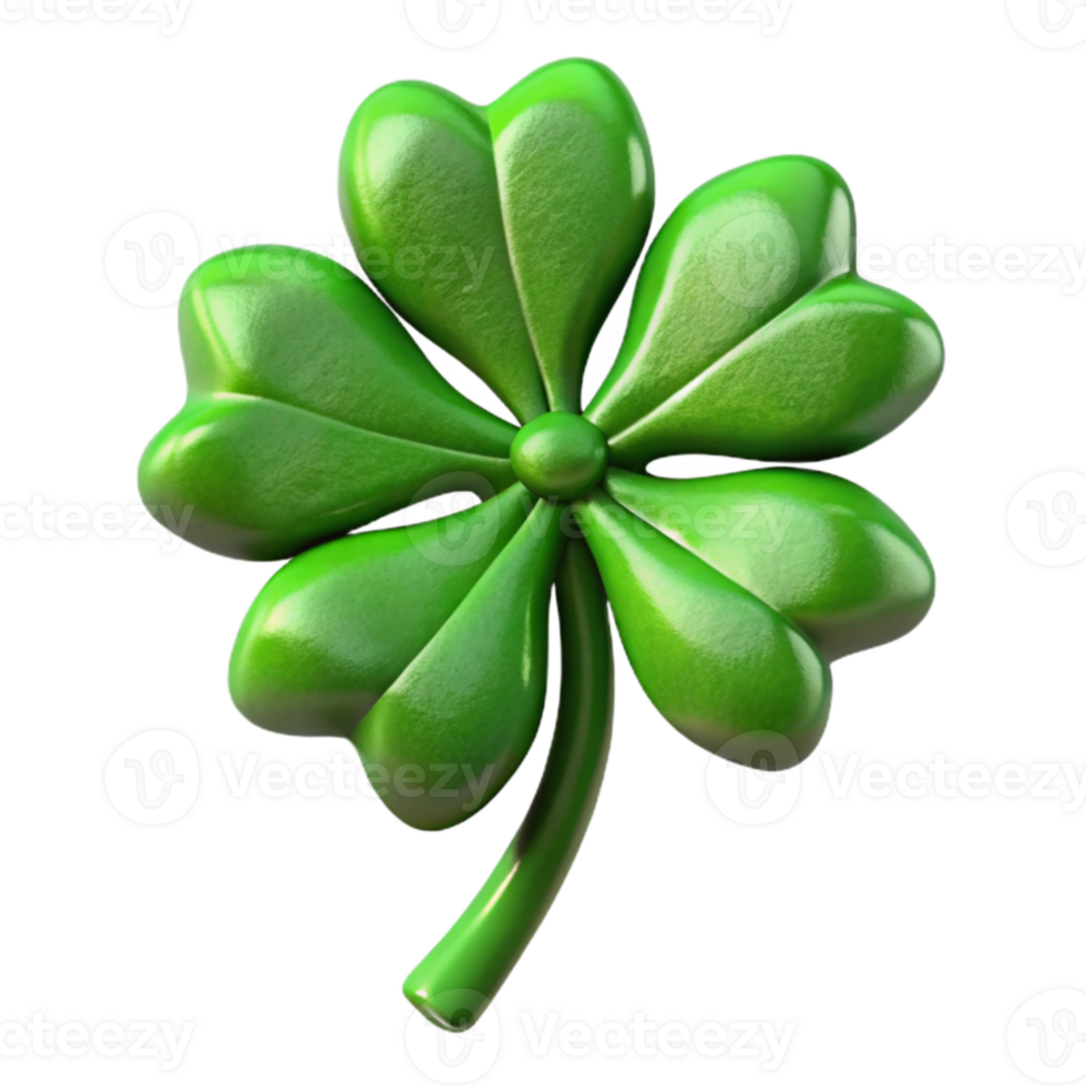 extraordinary abstract Green Clover Cutout Isolated with Three Leaves exclusive png