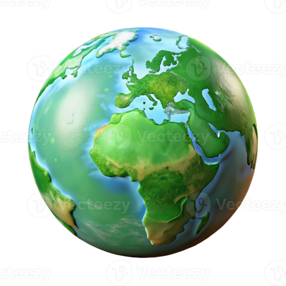 beautiful traditional Green Earth From Space Transparent Background original png