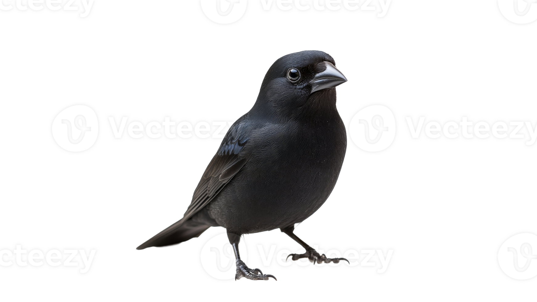Curious bird perched on a surface png