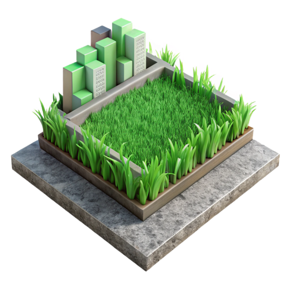 magnificent minimalist Green Grass Growing Through City Pavement Cutout high resolution png