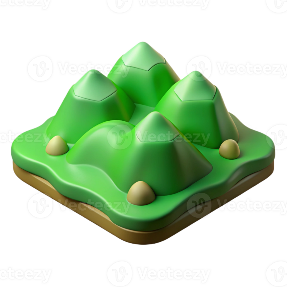 wonderful minimalist Green Hills Cutout Aerial Perspective exclusive png