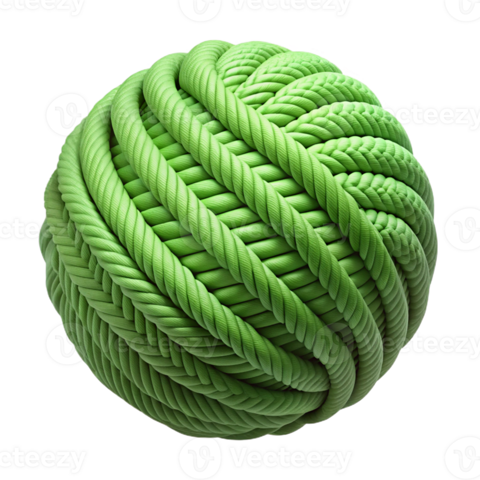 beautiful artistic Green Knitted Wool Yarn Swatch Cutout premium png