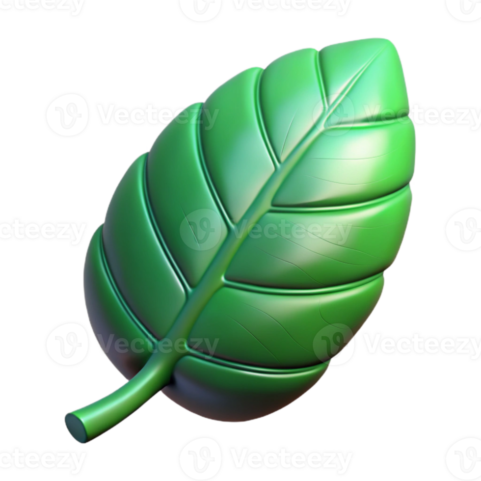 wonderful classic Green Leaf Cutout Isolated on Transparent Background genuine png