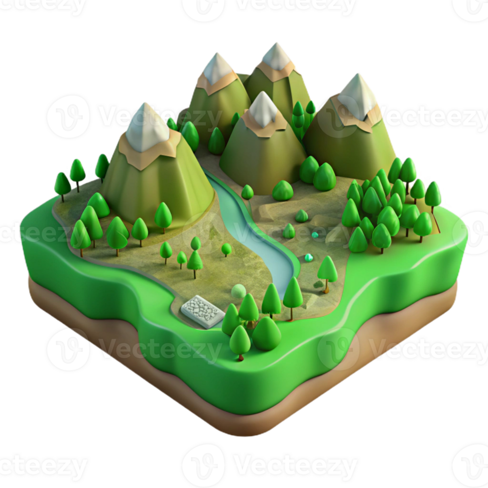 stunning traditional Green Valley Aerial View Cutout Soft Lighting high resolution png