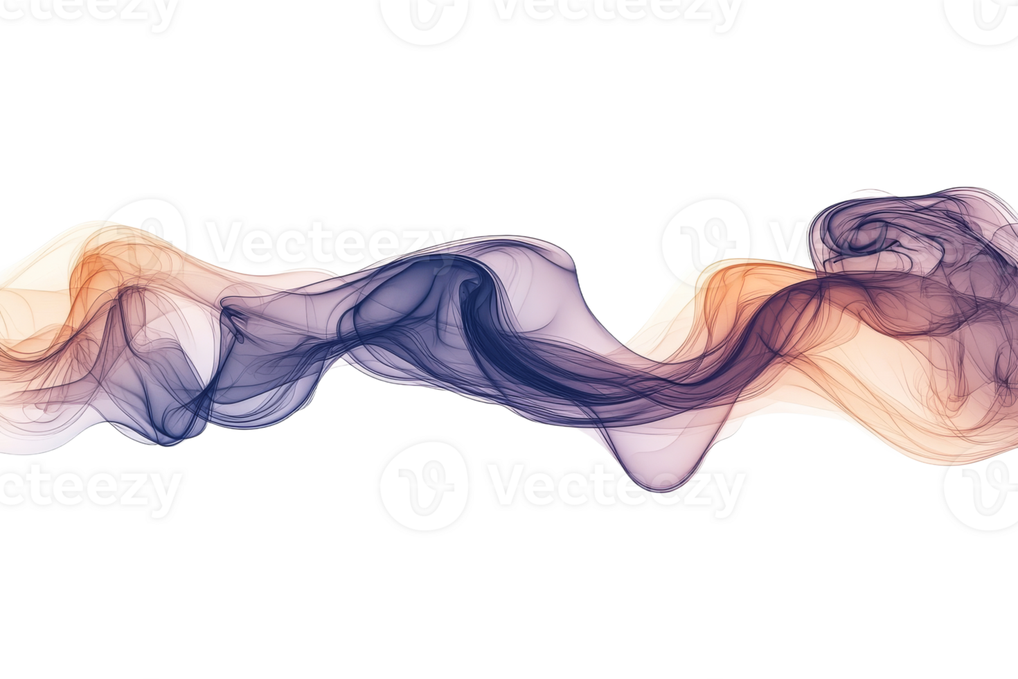 Colorful abstract wave pattern creates visual flow png