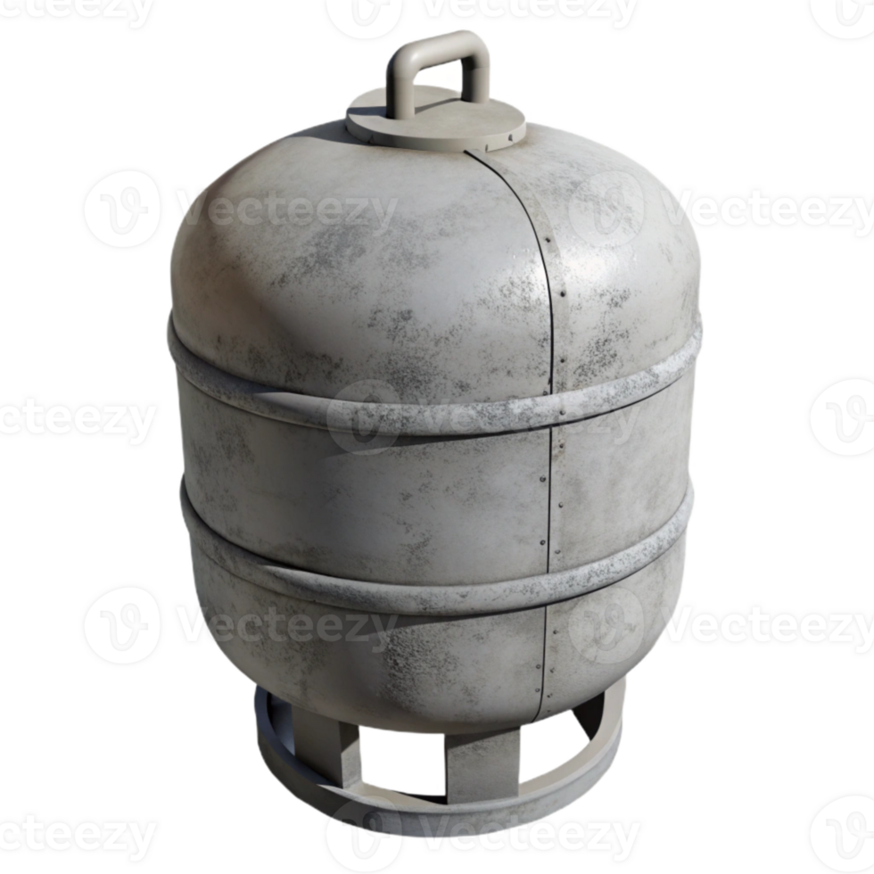 stunning modern Grey Concrete Water Tank Detail Cutout original png