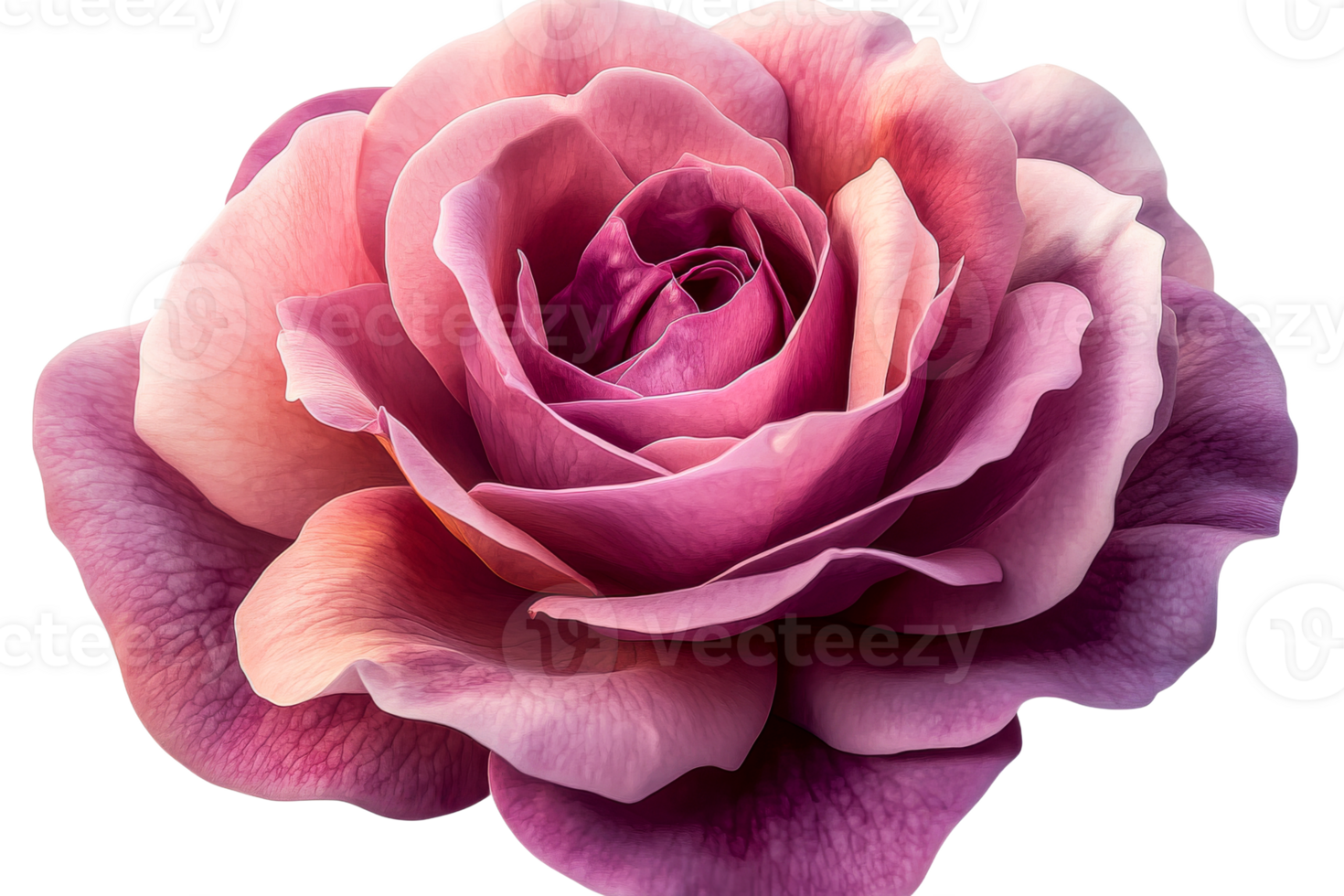 Beautiful pink and purple rose png