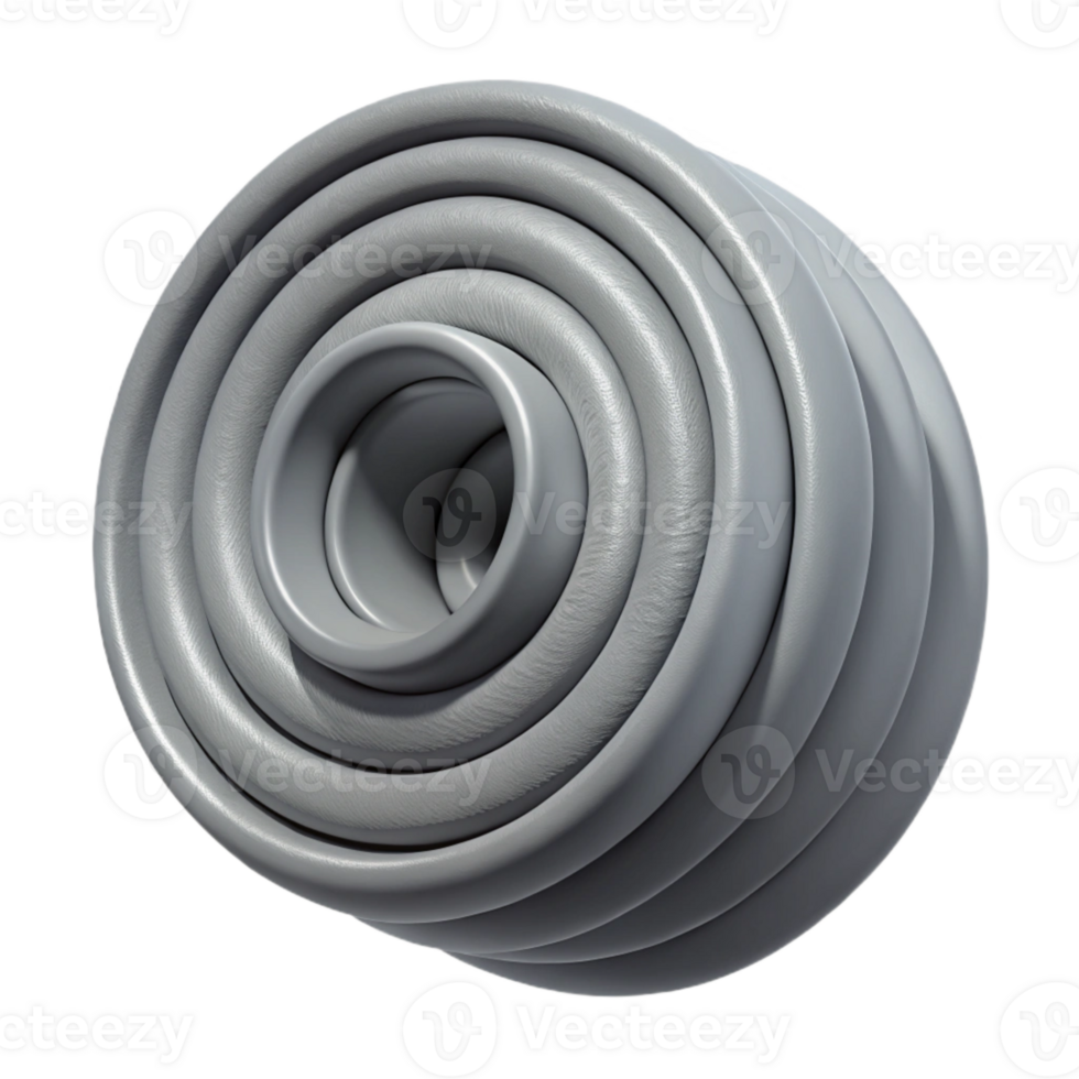 dramatic rustic Grey Pla Filament Roll Transparent Background authentic png