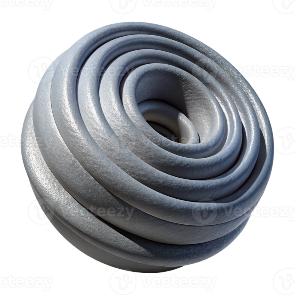 elegant modern Grey Pla Filament Roll Transparent Background high resolution png