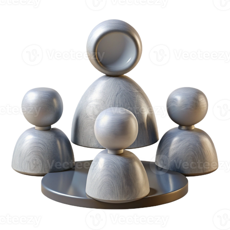 stunning modern Group Brainstorming Meeting Silhouette Transparent Background exclusive png