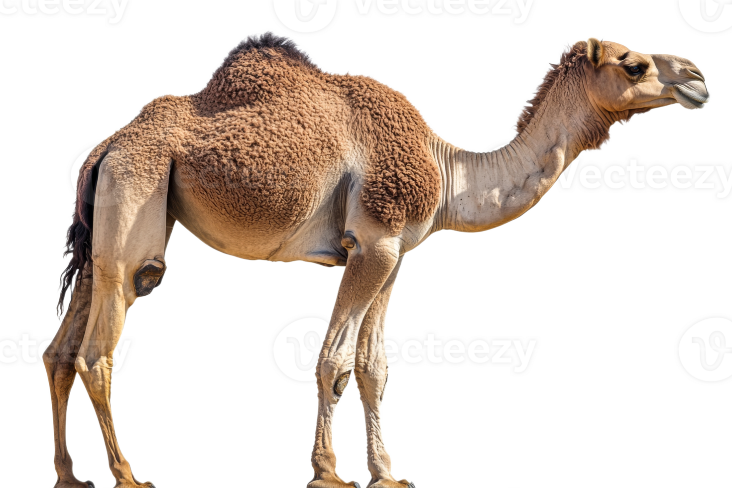 Camel standing against a plain background png