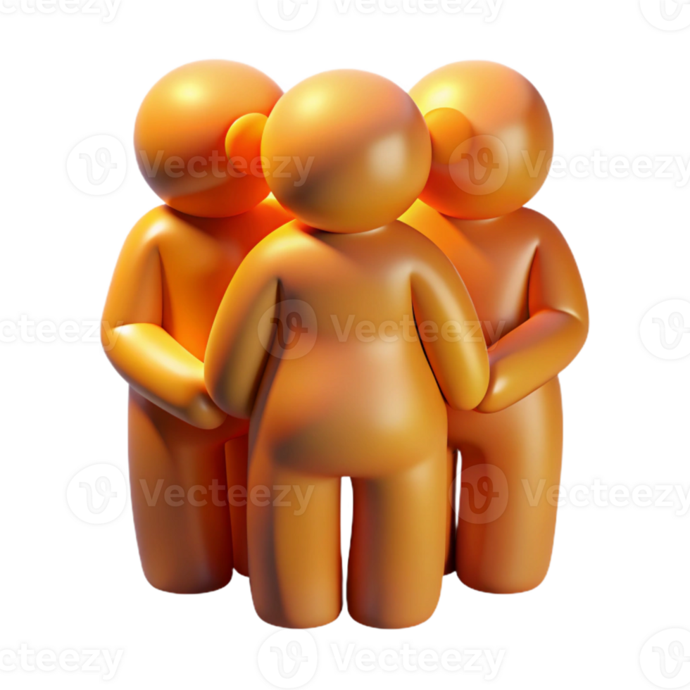 magnificent rustic Group Hug Silhouette Warm Lighting Transparent Background professional png