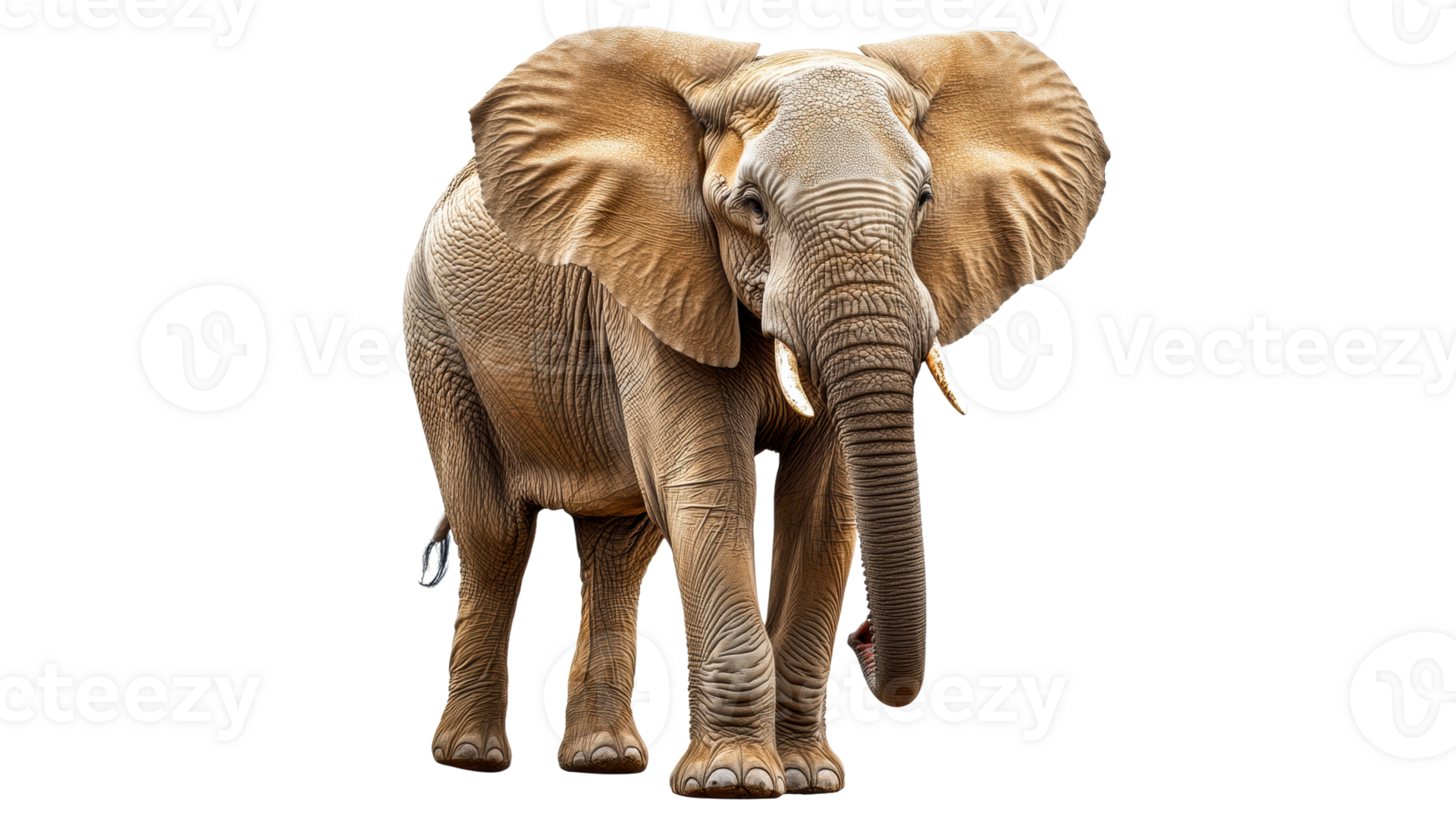 Majestic elephant walking gracefully in nature png