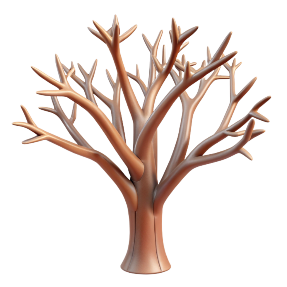dramatic traditional Growing Tree Branches Reaching Up Transparent Background original png