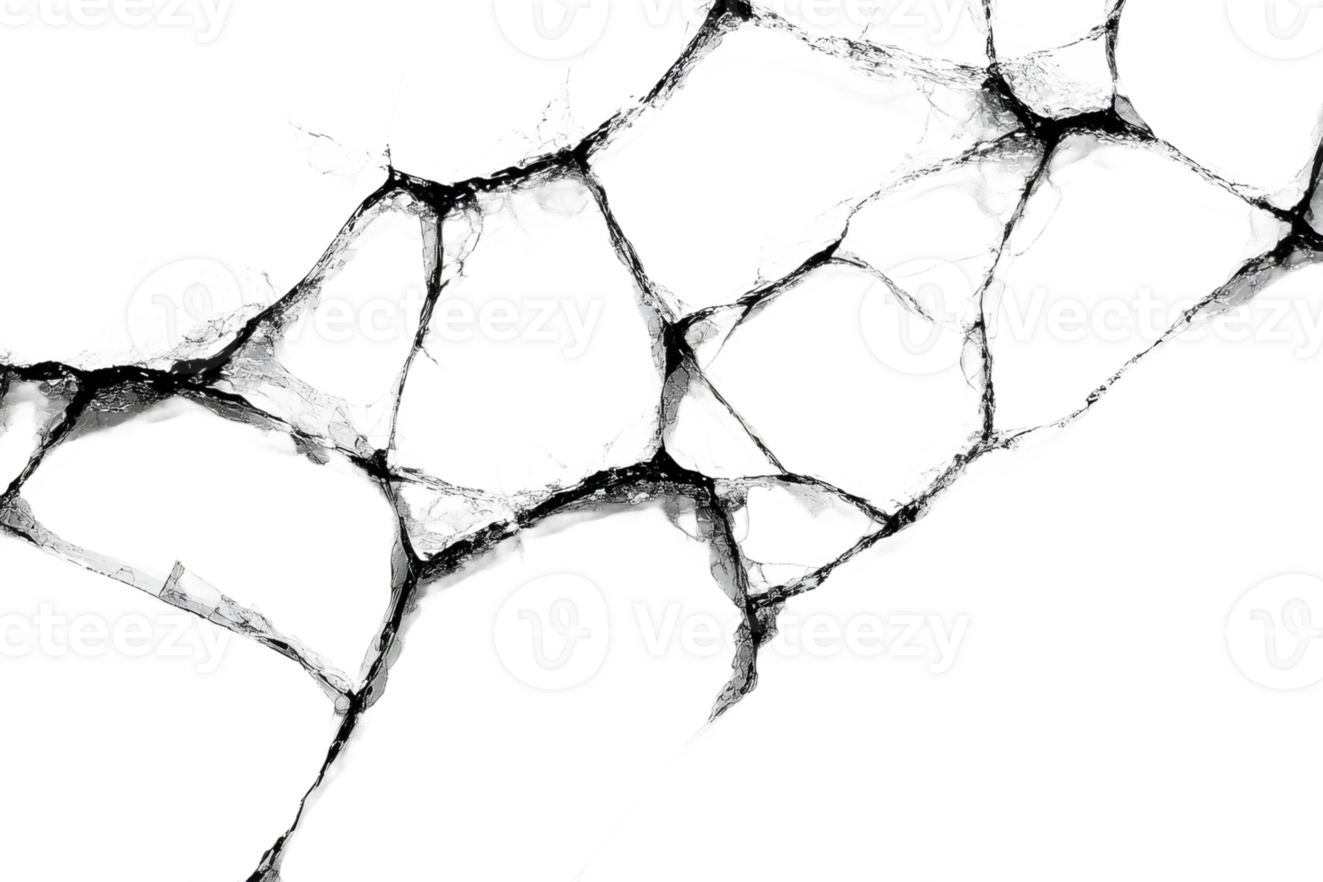 Cracked black and white textures png