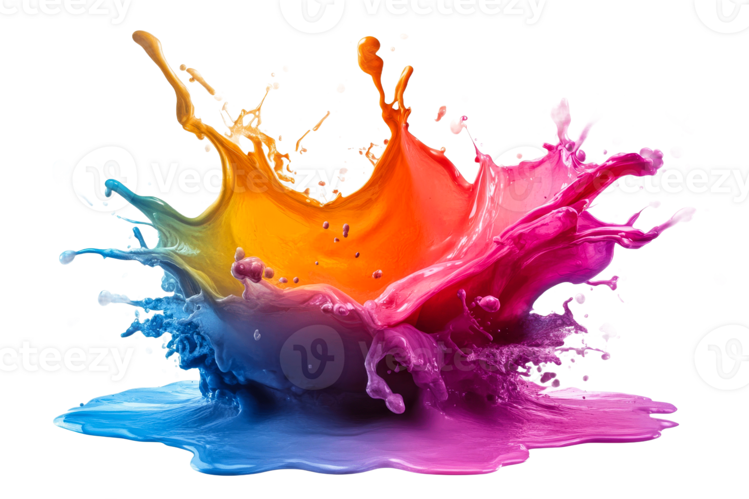 Vibrant hues in dynamic motion png