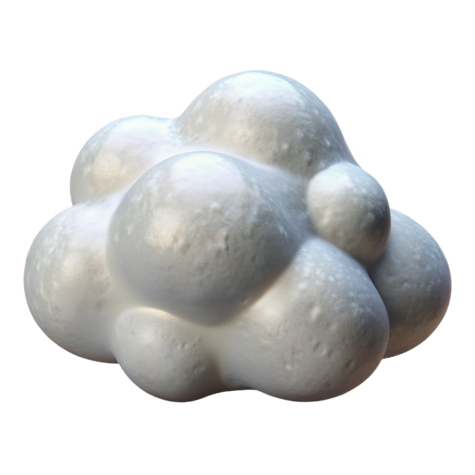 wonderful rustic Hand Drawn Cloud with White Fill premium png
