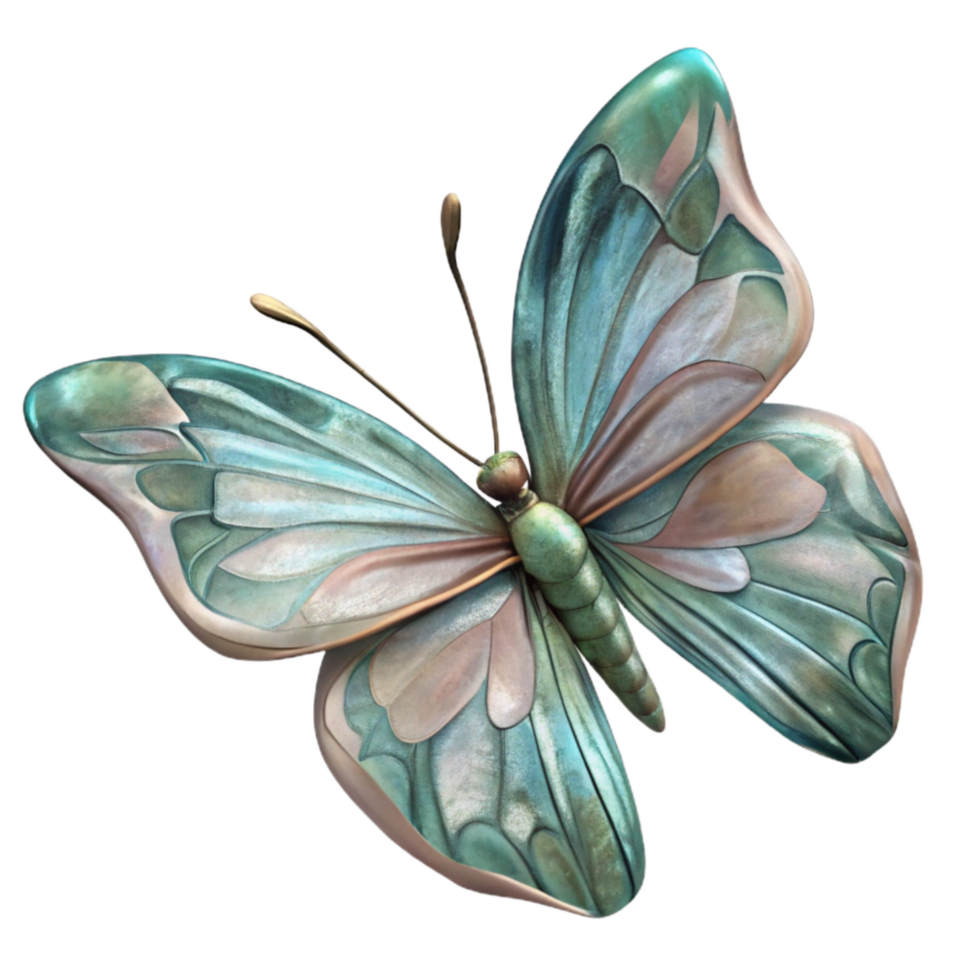 magnificent classic Hand Drawn Butterfly Delicate Wings Transparent Background high resolution png