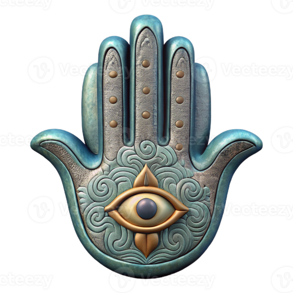 wonderful traditional Hand Drawn Hamsa Symbol Isolated Element high resolution png