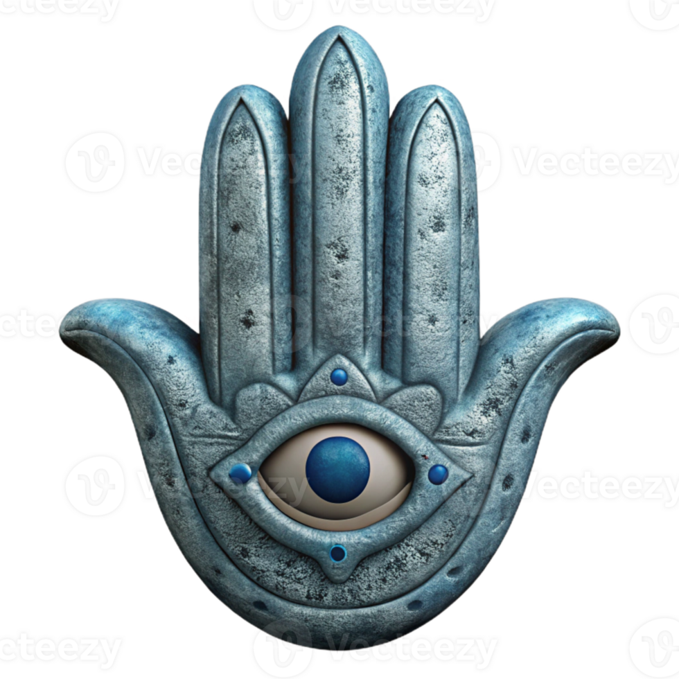 serene traditional Hand Drawn Hamsa Symbol Isolated Element high resolution png
