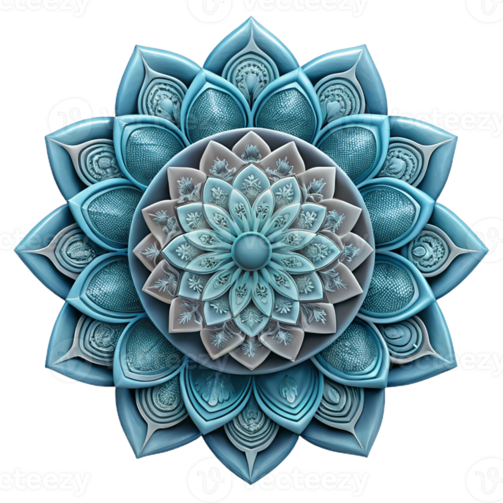 wonderful rustic Hand Drawn Mandala Intricate Design Transparent Background detailed png