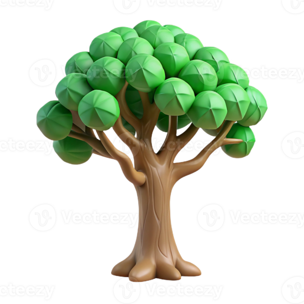 extraordinary traditional Hand Drawn Tree with Green Leaves genuine png