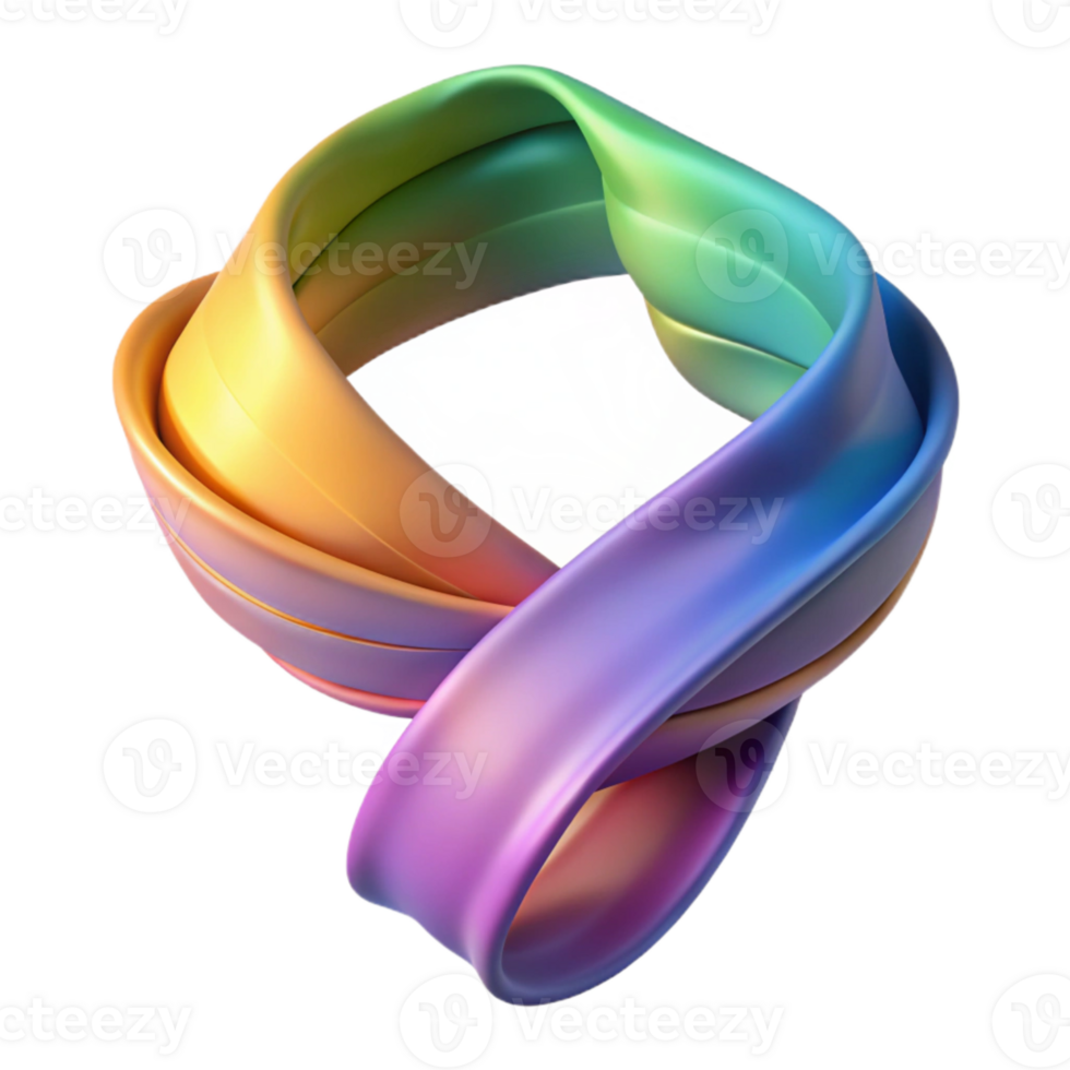 magnificent rustic Hand Dyed Silk Ribbon with Gradient Color Isolated original png