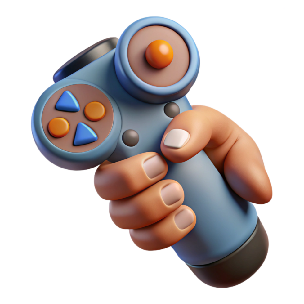 stunning artistic Hand Holding Vr Controller with Buttons Cutout png