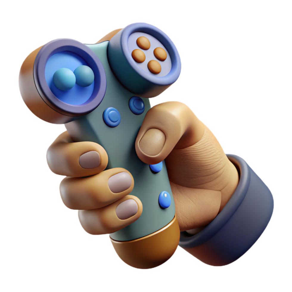 wonderful creative Hand Holding Vr Controller with Buttons Cutout authentic png