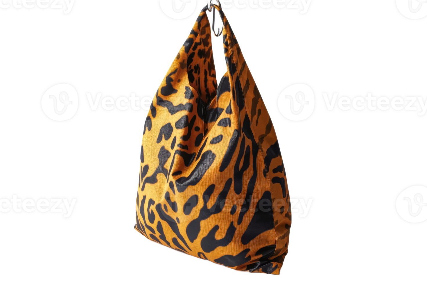 Stylish leopard print bag adds flair to any outfit png