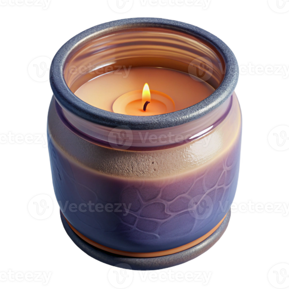 wonderful vintage Handmade Candle Jar Scented Wax Transparent Background high quality png