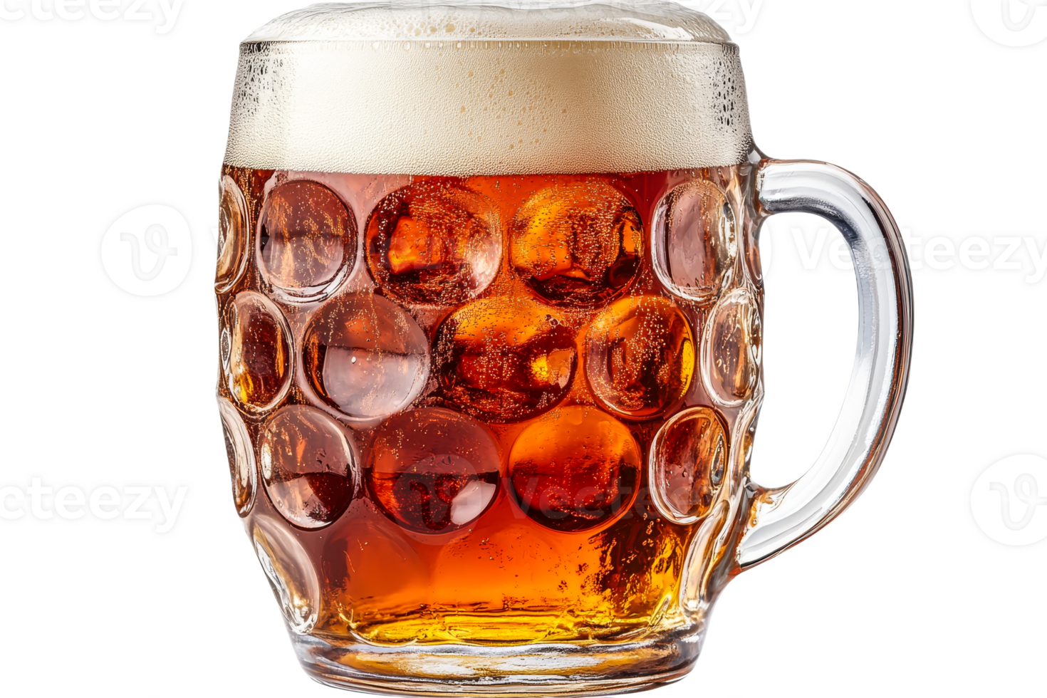 Enjoying a refreshing glass of golden beer png