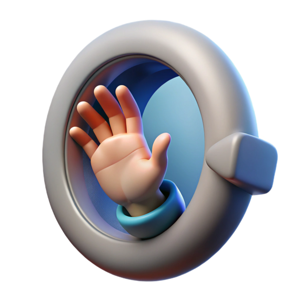 elegant rustic Hand Reaching Through Portal Transparent Background detailed png