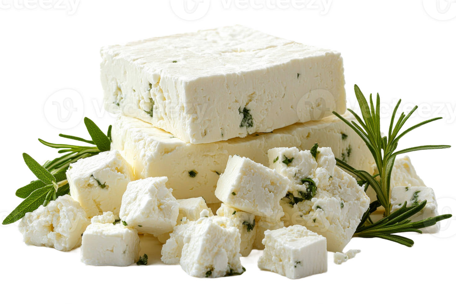 Cheese made with fresh herbs in a natural setting png
