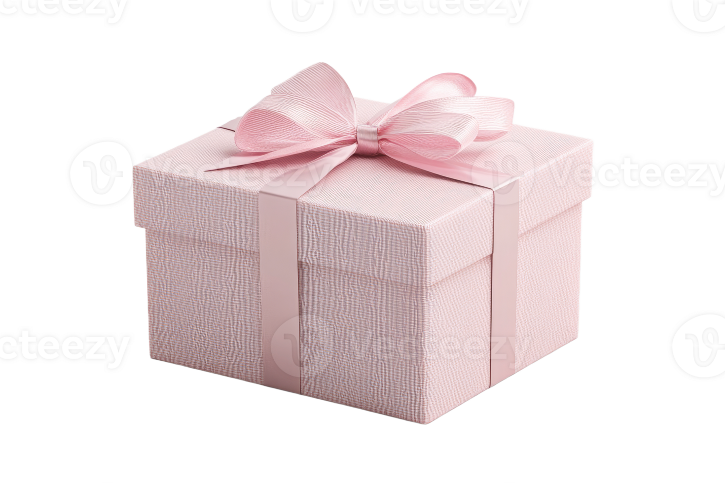 Lovely pink gift box for special events png