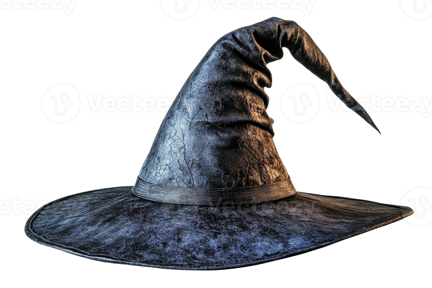 Classic black witch hat for Halloween celebration png
