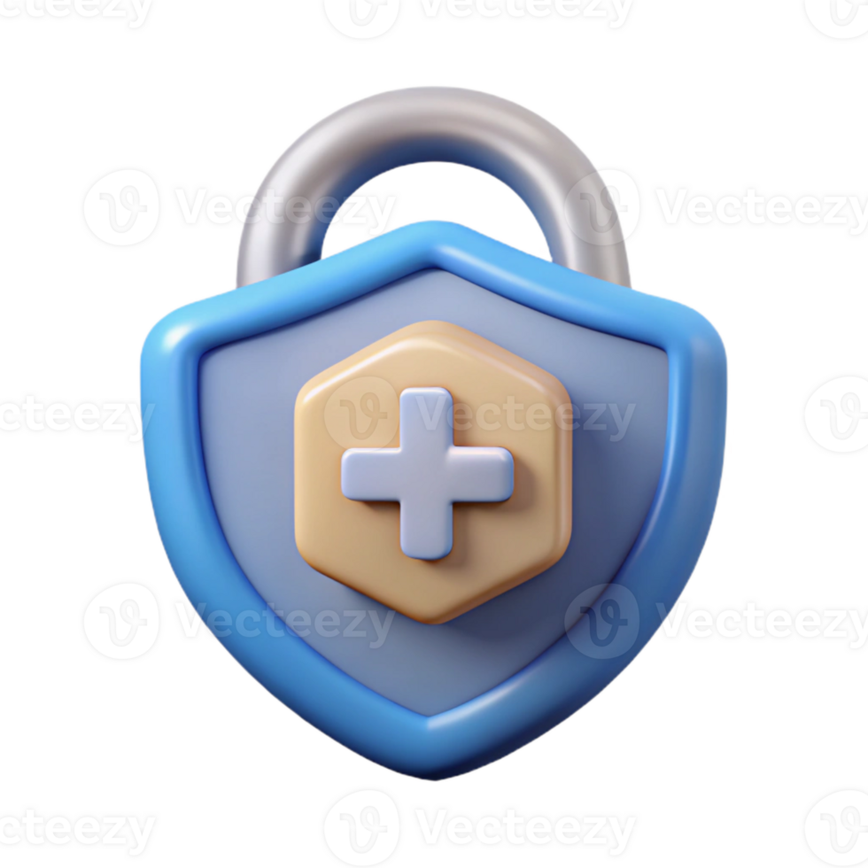 magnificent abstract Healthcare Data Security Icon Transparent Background Element png