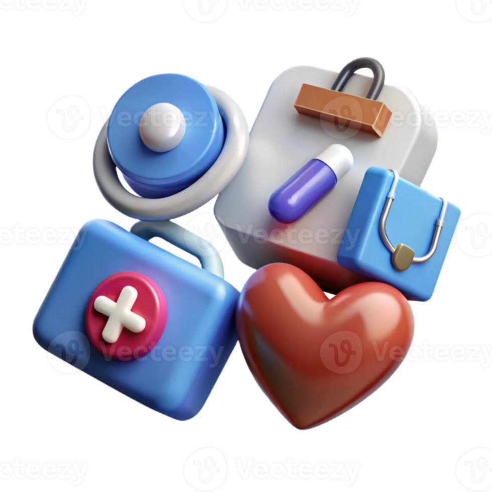 extraordinary classic Healthcare Icons Set White Background Transparent detailed png